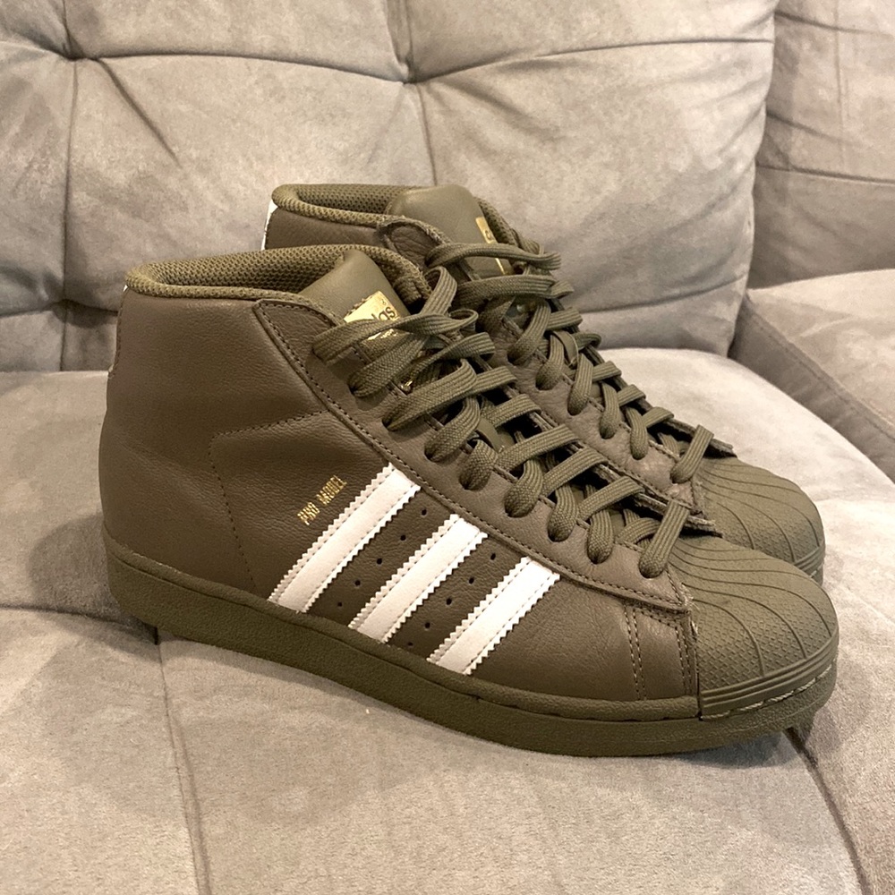 Adidas Hunter Green High Tops